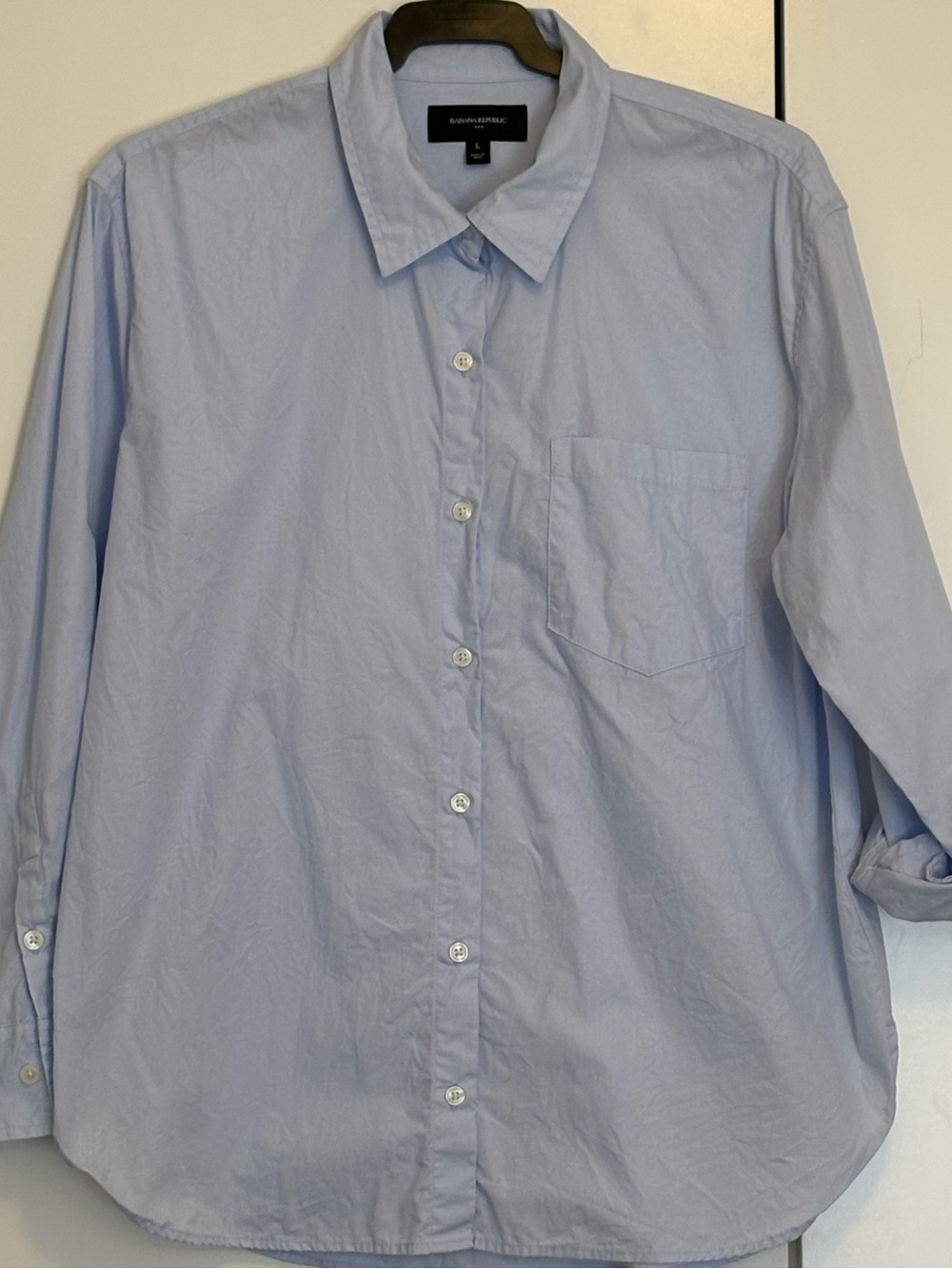 Banana Republic Light Blue Button-Up Shirt